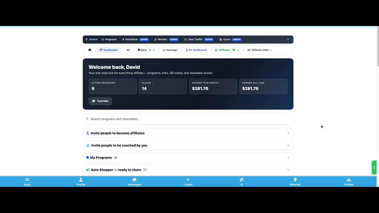 Affiliate Pre-Made Content for your next Share