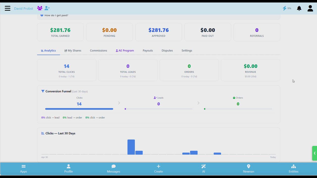 Understanding Earnings by Affiliates